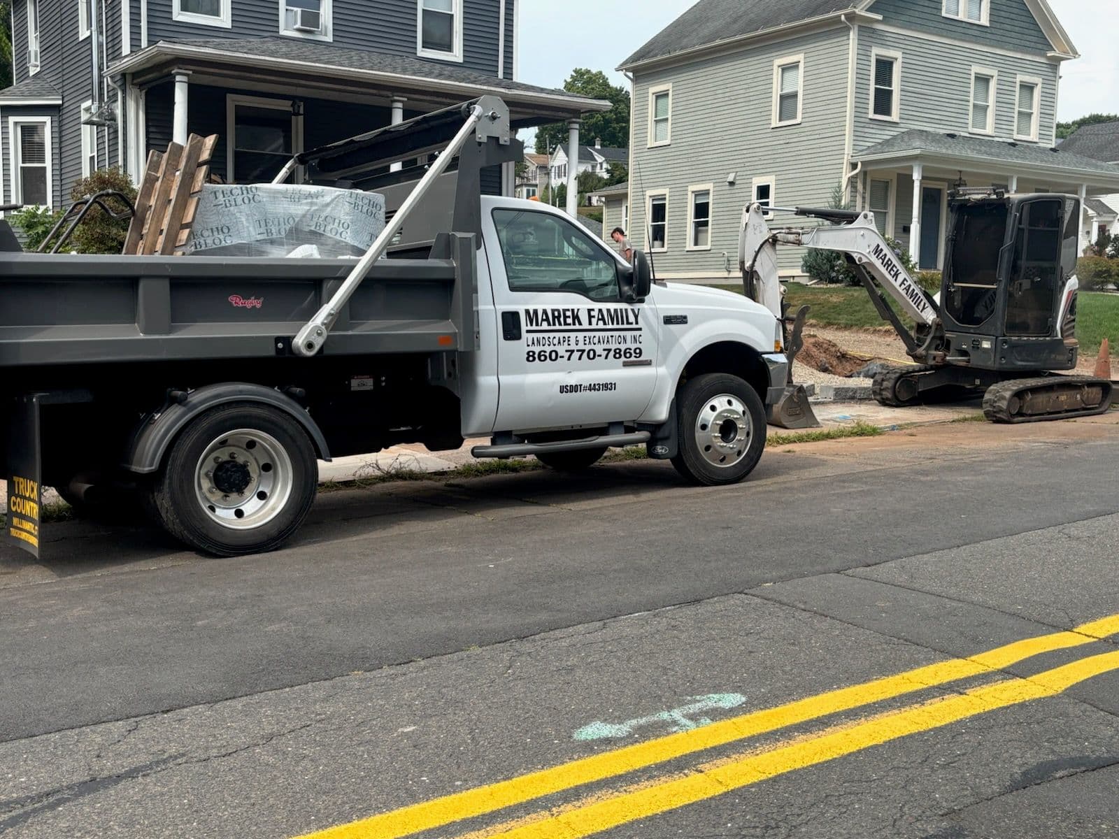 Residential Landscape Revamp with New Patios image